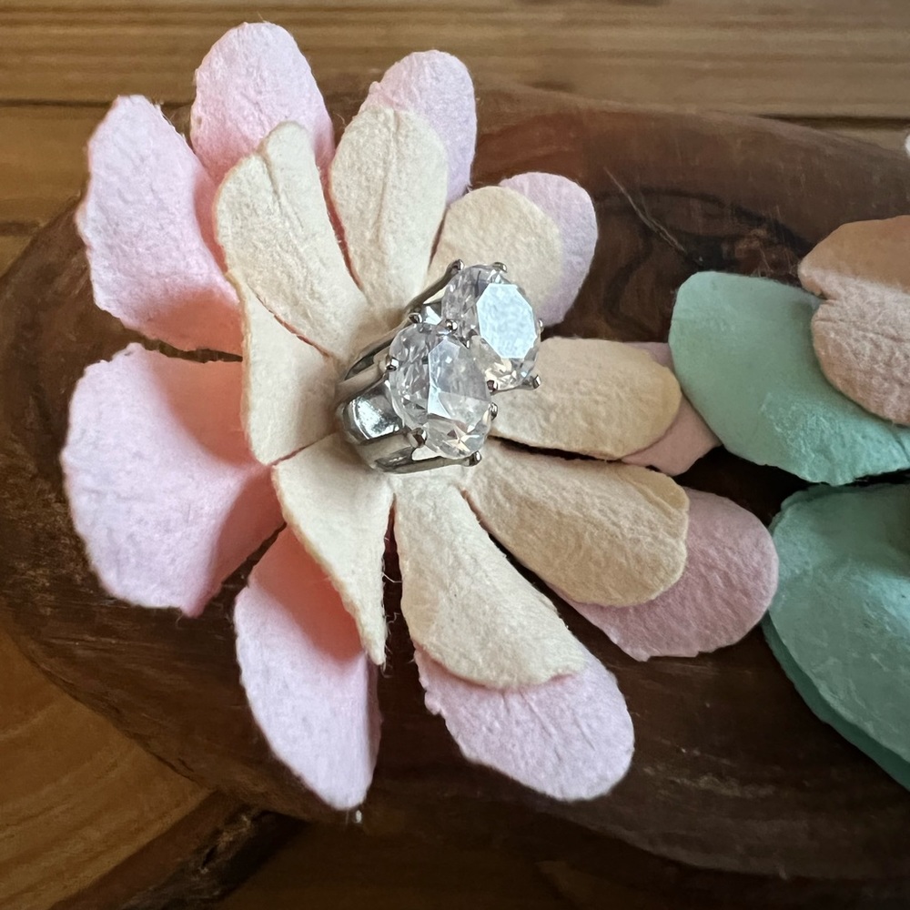 Cubic zirconium with Sterling silver posts